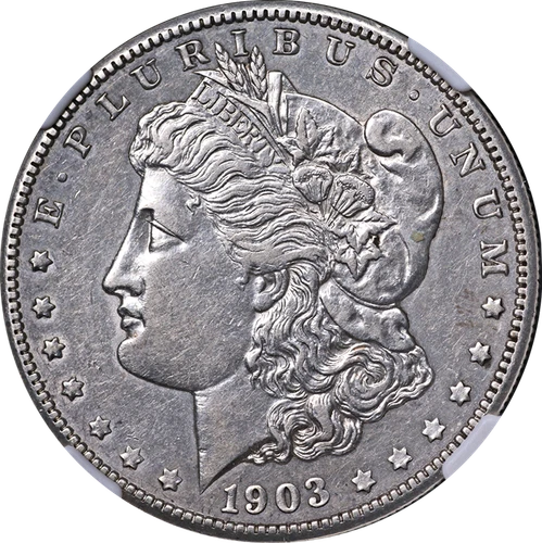 1903-S Morgan Silver Dollar NGC AU Details Key Date Great Eye Appeal