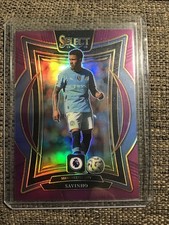 2024-25 Panini Select Premier League Terrace Level Purple Prizm Savinho #/140