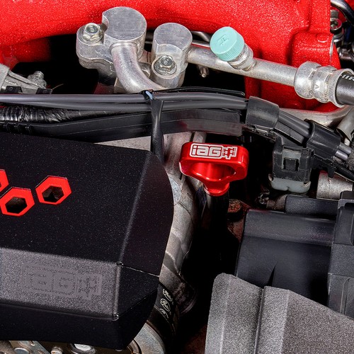 IAG Dipstick Anodized Billet Handle for Subaru 2013-20 BRZ 2.0L - Red - Picture 3 of 5