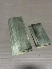 10.5 Lbs Brass Scrap Sheet Metal - Sold As Is - High Quality Brass Sheet Metal