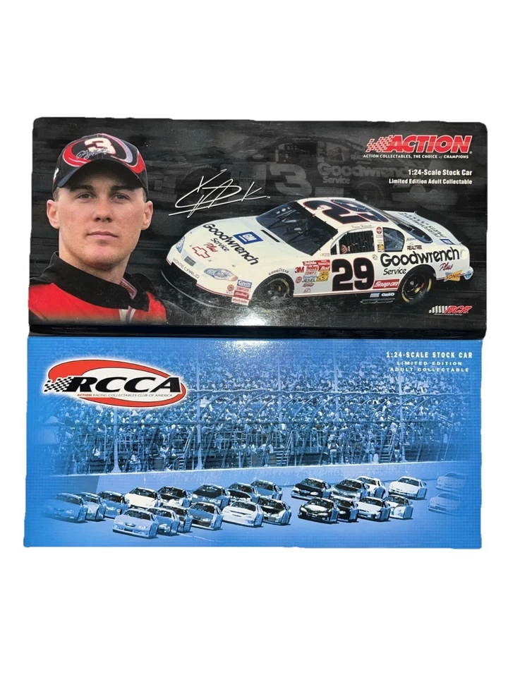 2004 Kevin Harvick escala 1/24 RCCA GM Goodwrench /preto 1 de 1008 estado perfeito - Imagem 3 de 4