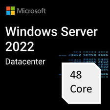 Windows Server 2022 Datacenter Edition - 48 Core License