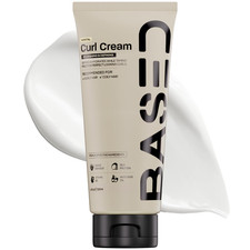 BASED Curl Cream, Defines Curls, Controls Frizz, Medium Hold, Hydrates  Nourish