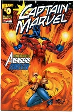 Caltain Marvel #0 Marvel Comics/Wizard Bonus 1999 F+ Sleeve & Board