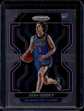 2021-22 Panini Prizm #301 Josh Giddey Oklahoma City Thunder Rookie