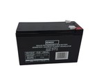 EMOS AGM Batterie Für USV-Geräte Wartungsfreier Bleiakku 12V 9Ah 6,3mm Anschluss