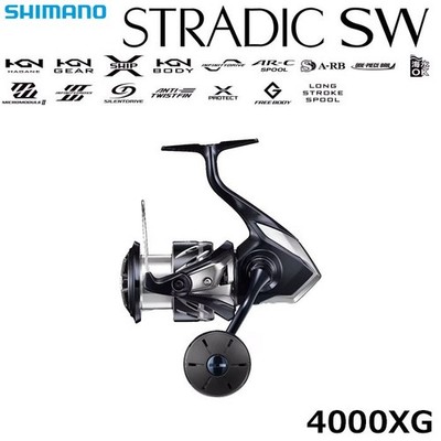 Shimano 24 STRADIC SW 4000XG Saltwater Spinning Fishing Reel Japan
