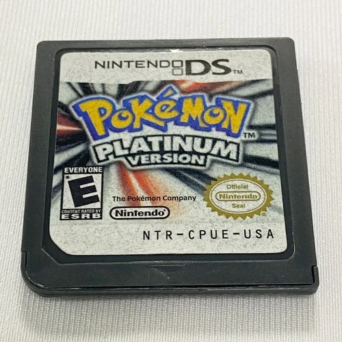 Pokemon Platinum Version DS Game Card for DS DSi 2DS 3DS XL TESTED
