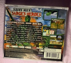 SEGA DREAMCAST - ARMY MEN SARGE'S HEROES 2000 ORIGINAL NEW SEALED 