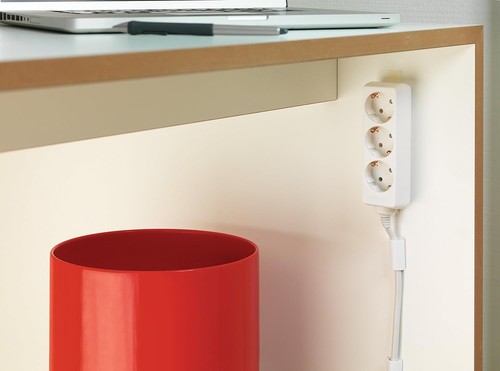 tesa Powerstrips Cable Clip - Self-Adhesive Cable Clip - For Fixing Cables - Rem - Afbeelding 5 van 6