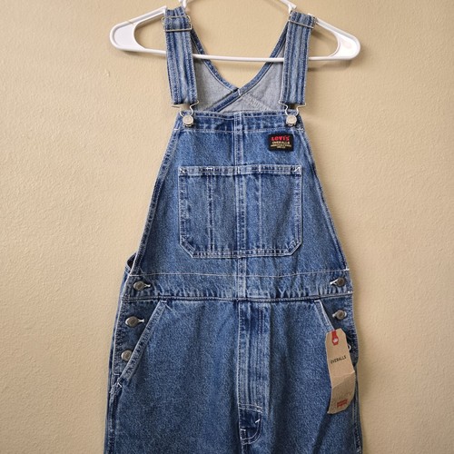 Mono vaquero premium LEVI'S talla XS pierna recta 100 % algodón nuevo con etiquetas - Imagen 2 de 21