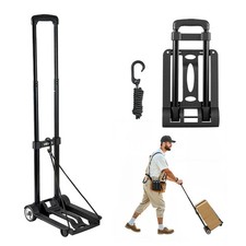 VEVOR Folding Hand Truck 110 lbs Platform Cart Dolly Trolley Cart for Moving
