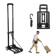 VEVOR Folding Hand Truck 110 lbs Platform Cart Dolly Trolley Cart for Moving