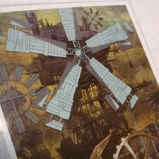 Rare Venue Limited Item Castle in the Sky Postcard With Protective Sleeve Ghibli