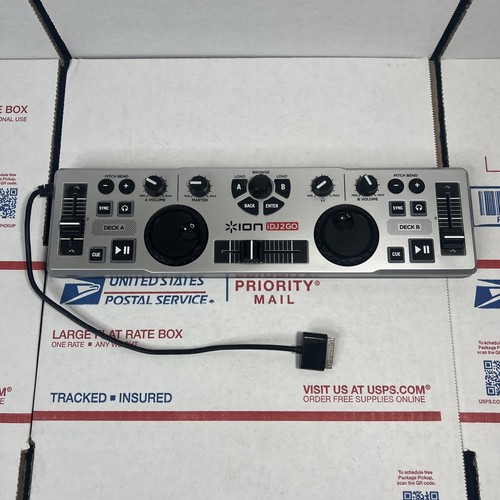ION IDJ2Go for iPod iPhone iPad 30 Pin Portable Mixer -SAME DAY SHIP - WARRANTY - 第 1/5 張圖片