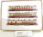 Roco H0 44120 AC IC / TEE Lot de wagons 3 pièces Gentiane bleue de la DB dans sa boîte d'origine JL1008