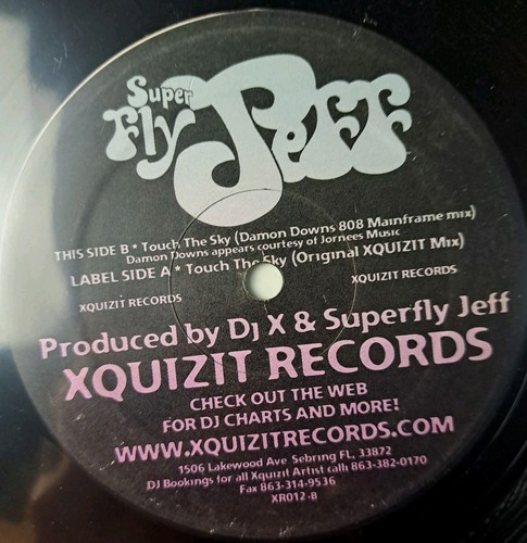 Superfly Jeff ? Touch The Sky 12" Vinyl 1999 Breakbeat Electronic VG - Imagen 4 de 5
