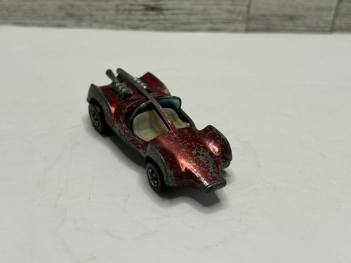 Vintage Hot Wheels Red ‘1969 Mantis Magenta Redline • Die Cast Metal • Made in - Picture 6 of 10