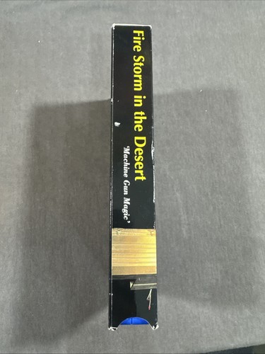 Fire Storm in the Desert: Machine Gun Magic (Dillon Productions) NEW sealed VHS - Bild 9 von 10