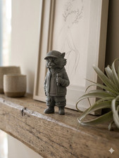 Streetwear Cat Figure ? 3D Printed PLA Art Model 150m tall