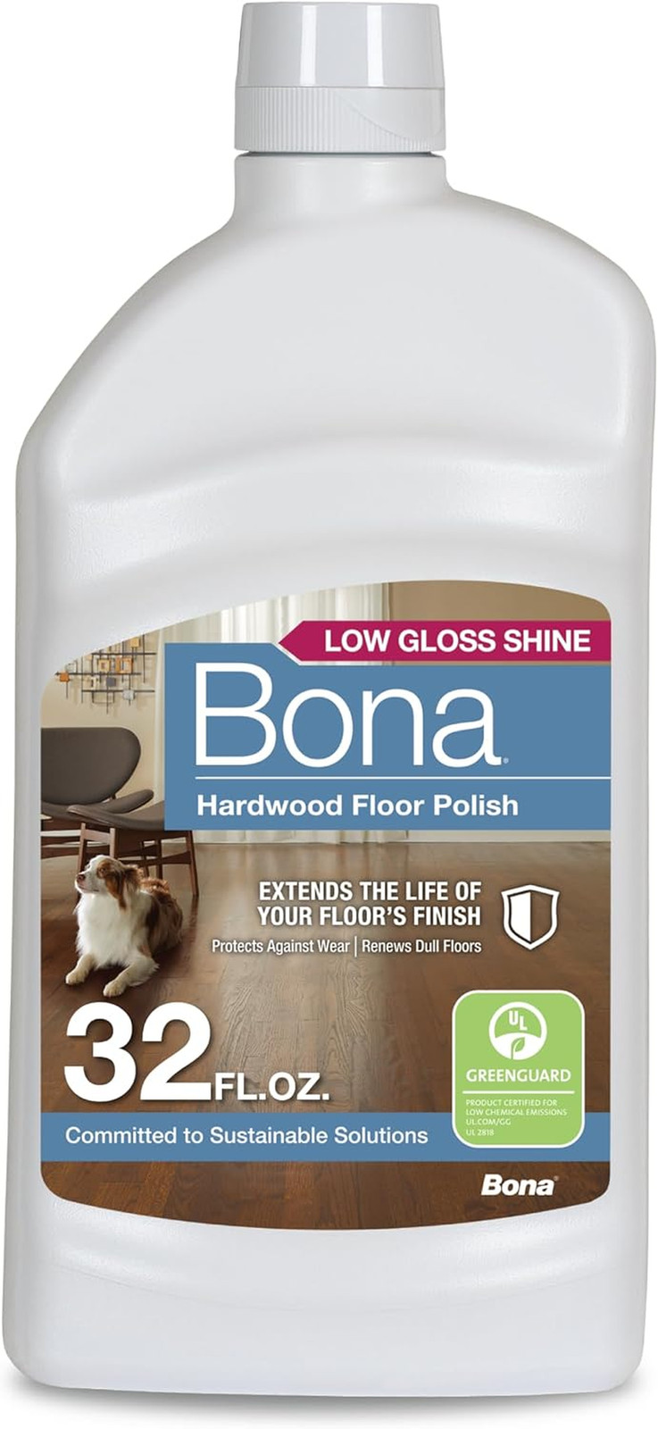 Bona Hardwood Floor Polish - Low Gloss, 32 oz