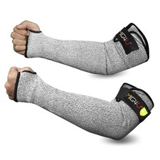 Cut Resistant Sleeves Arm Guards Safety Protection with Thumb Holes for Men a...