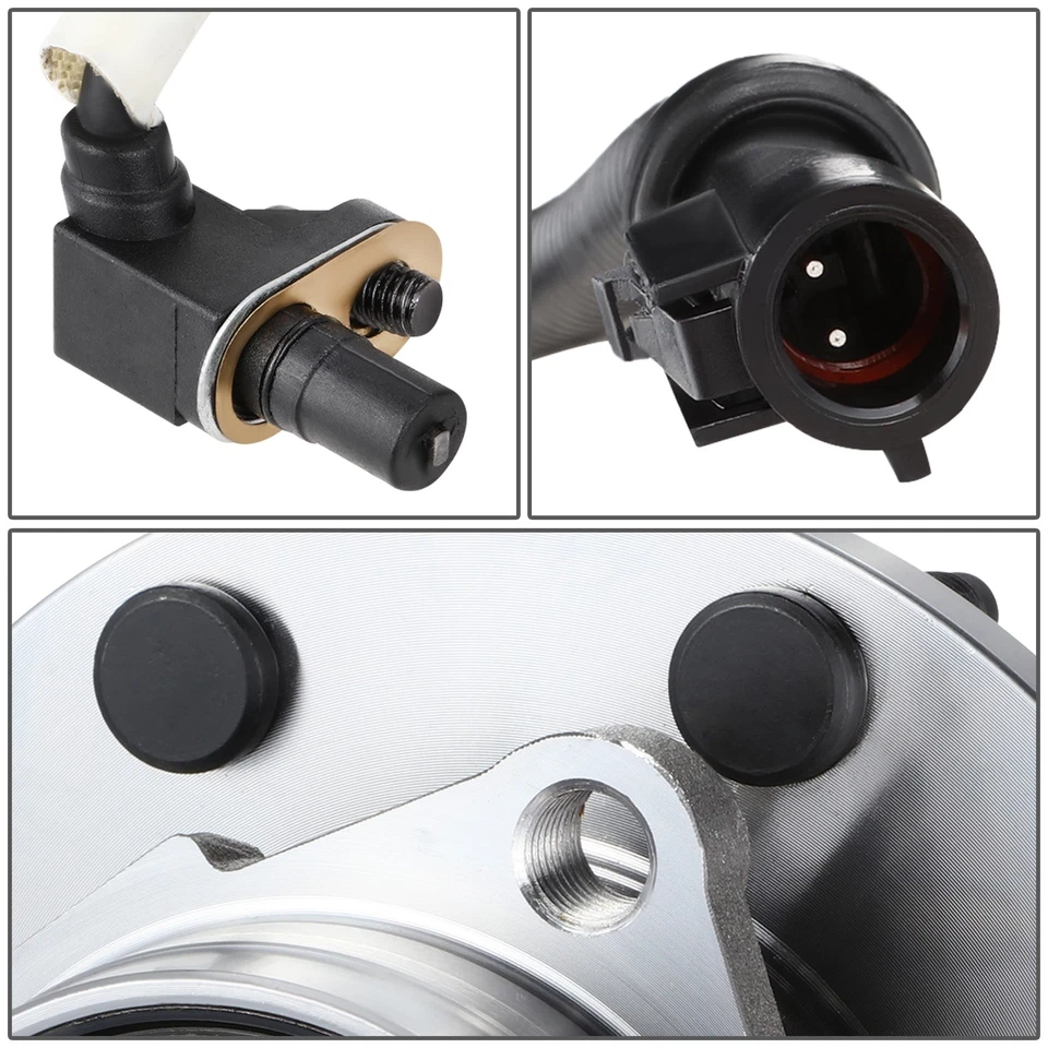 Conjunto de buje de cojinete de rueda delantera 4x4 7 orejetas para Ford F150 Heritage F250 1997-2004 Foto 4 de 4