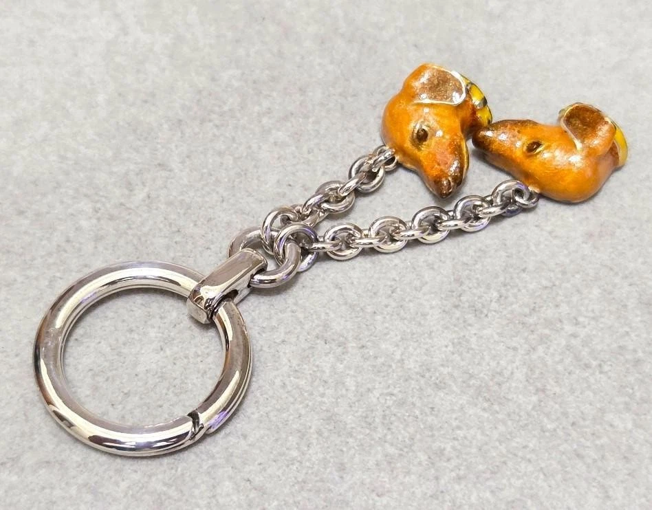 Auténtico llavero para perro Ginza Wakō SATURNO SV925 Foto 4 de 4