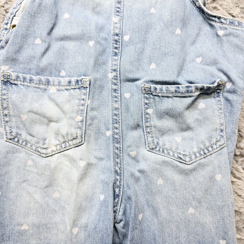 Oshkosh Josh Niñas 4t Mono Estampado Corazón Denim Azul Blanco Chaleco - Imagen 9 de 9