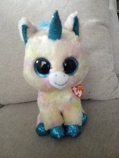 TY Beanie Boos 1" BLITZ the Unicorn Plush Stuffed Animal Toy MWMTs Ty Heart Tags
