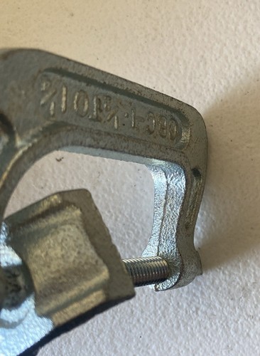 LOT OF 10 GEDNEY 1/2 INCH THROUGH 1-1/4 INCH C TYPE CONDUIT CLAMP - Picture 4 of 4