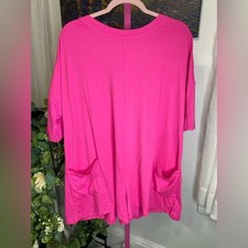 Women's Pink Top Romper with Pockets