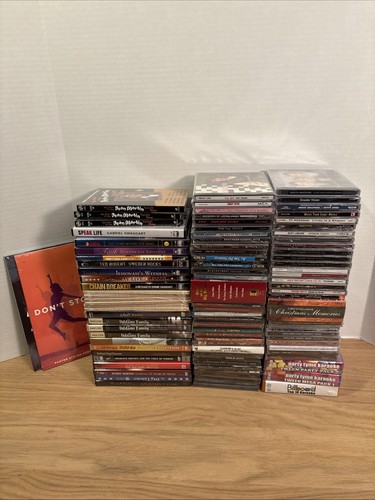93 Wholesale lot DVD movies CD’s bulk assorted MIXED GENRES Brand New Sealed