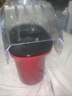 Dash Fresh Pop Hot Air Popper Popcorn Maker Makes 16 Cups Red w/ Measuring Cup