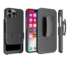 For iPhone 16 Pro - Case Belt Clip Holster Swivel Cover Kickstand Armor