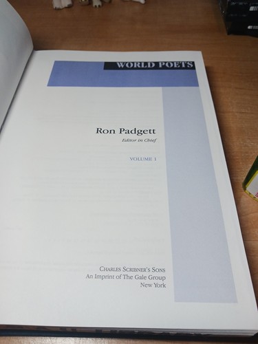World Poets Volumes 1 2 and 3 2000 Scribner Writers Series Ex Libris - Picture 6 of 23