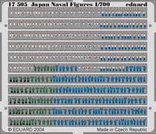 Eduard 1/700 IJN Imperial Japanese Ship WWII Figures Color Paint Photoetch 17502