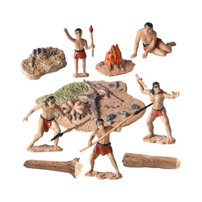 10x Primitive Man Statue Decoration Mini Primitive Life Scene Primitive Man