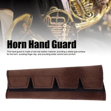 French Horn Hand Guard Leather Anti Slip Protector Handle Wrap Hand Pad Cover