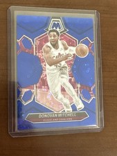 2023-24  Mosaic Blue Fast Break Prizm #143 Donovan Mitchell /85 Short Print Cavs