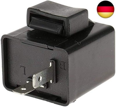 12V 2 Polig Motorrad Lastunabhängig LED Blinkrelais Blinker Lampe Flasher Relais