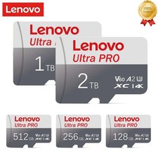 Lenovo High-Speed Micro SD Card 1TB/2TB - Class 10 XC TF Card with Adapter