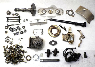 #ad Briggs amp; Stratton 18.5HP OP 42D707 Assorted Parts amp; Hardware Lot 977 $45.00