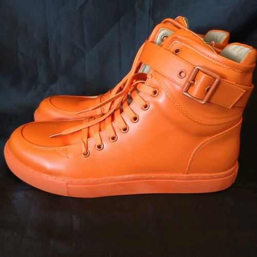 NEU Herren J75 von Jump New York Sullivan 2 Hoch Turnschuhe Orange Größe 10  - Bild 4 von 8