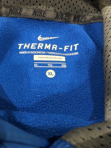 Sudadera con Capucha Nike Therma Pullover Swoosh Entrenamiento CU6238-492 Azul Talla Junior XL - Imagen 5 de 5
