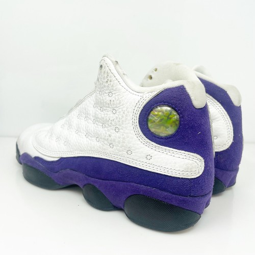 Nike Boys Air Jordan 13 884129-105 White Basketball Shoes Sneakers Size 6Y - 第 5/12 張圖片