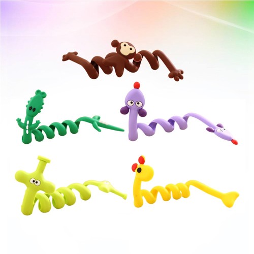 5 PCs Animal Winder Cable Cord Management for Earphone Headset Winders Ties - Afbeelding 11 van 11