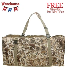 12-Slot Duck Decoy Bag for Waterfowl Hunting - Camouflage Design