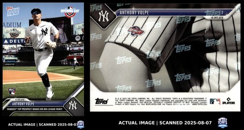 2023 Topps #2 Anthony Volpe New York Yankees RC MT - Bild 3 von 4