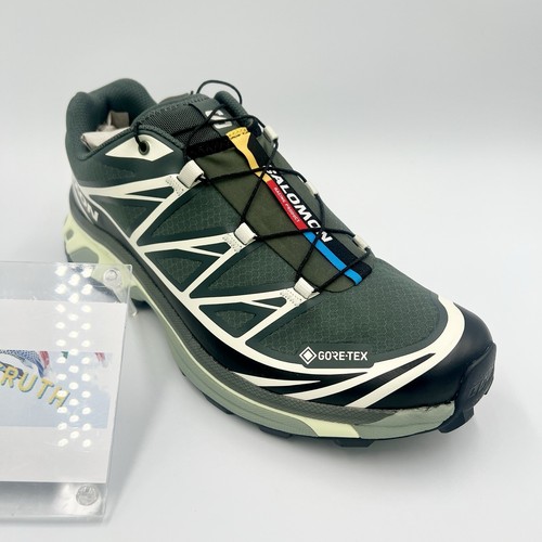 Salomon XT-6 GORE-TEX Urban Chic Nero Crema Lime L47581300 Uomo US 5 - 12 Nuovo - Foto 13 di 24